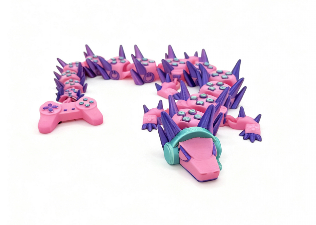 Gamer Girl Dragon