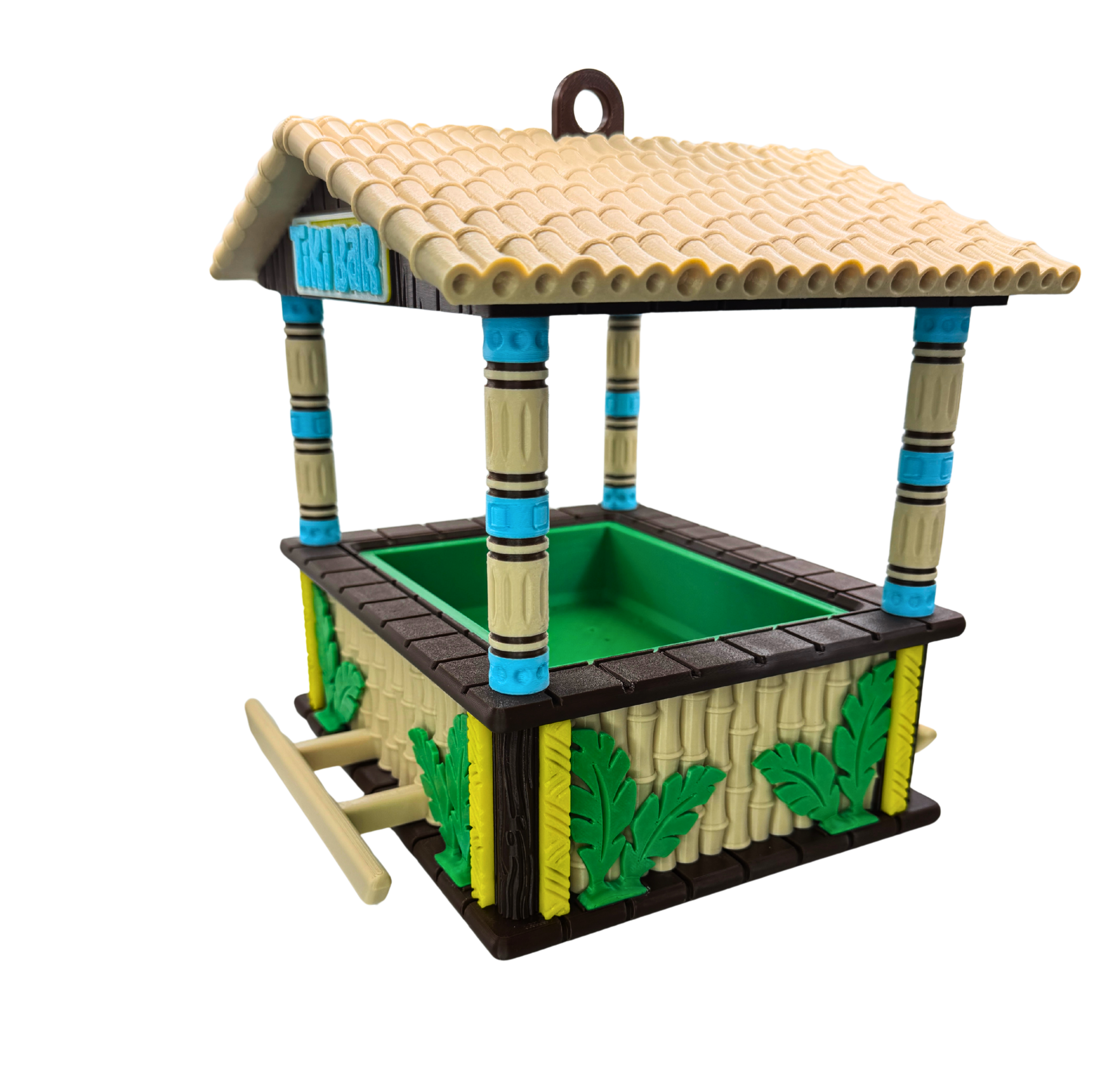Tiki Bar Bird Feeder