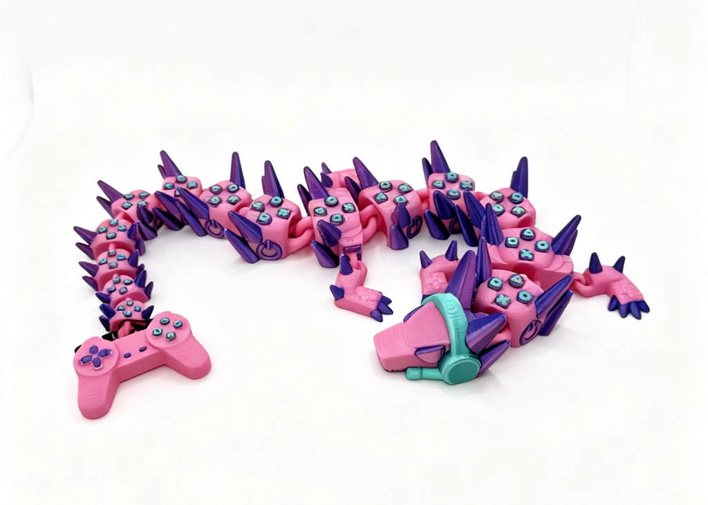 Gamer Girl Dragon